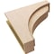 Ekena Millwork 6"W x 24"D x 24"H Thin Helena Rough Cedar Woodgrain TimberThane Corbel, Primed Tan CORUR06X24X24HELRCPR - alternate 5